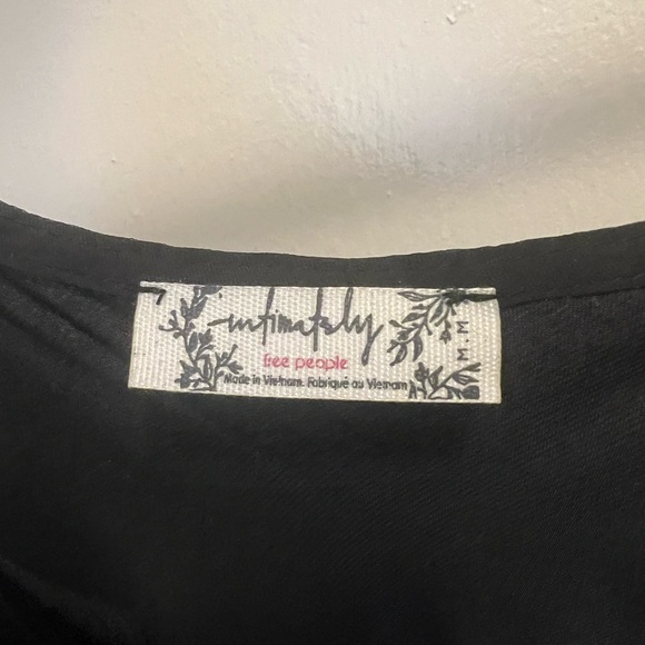 FP Day to Night - Black Slip Midi Dress with Cowl Neck - Size Medium - Picture 8 of 8